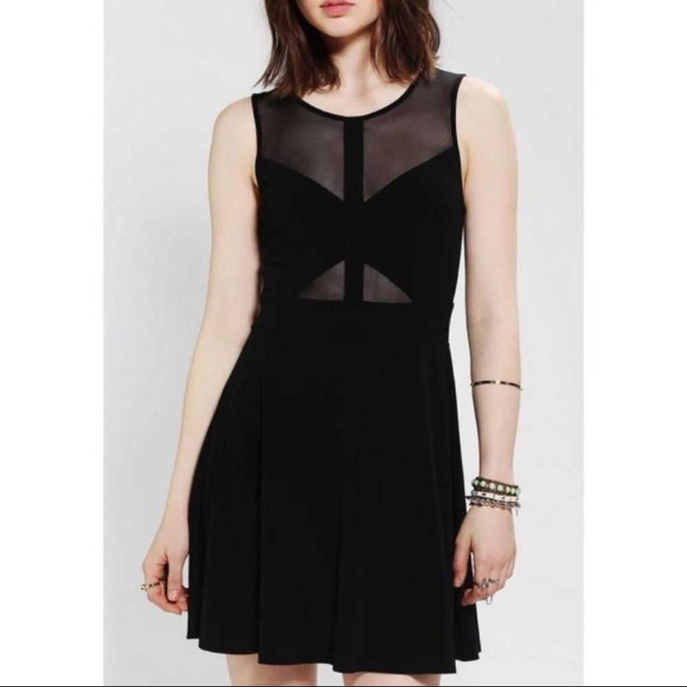Forever 21 Black Mesh Dress